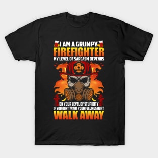 I Am A Grumpy firefighter T-Shirt